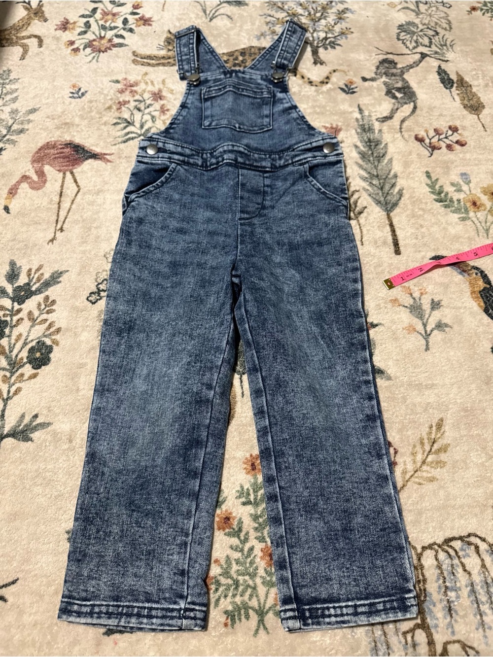 Wonder nation Kids Denim Overalls - Blue 4T